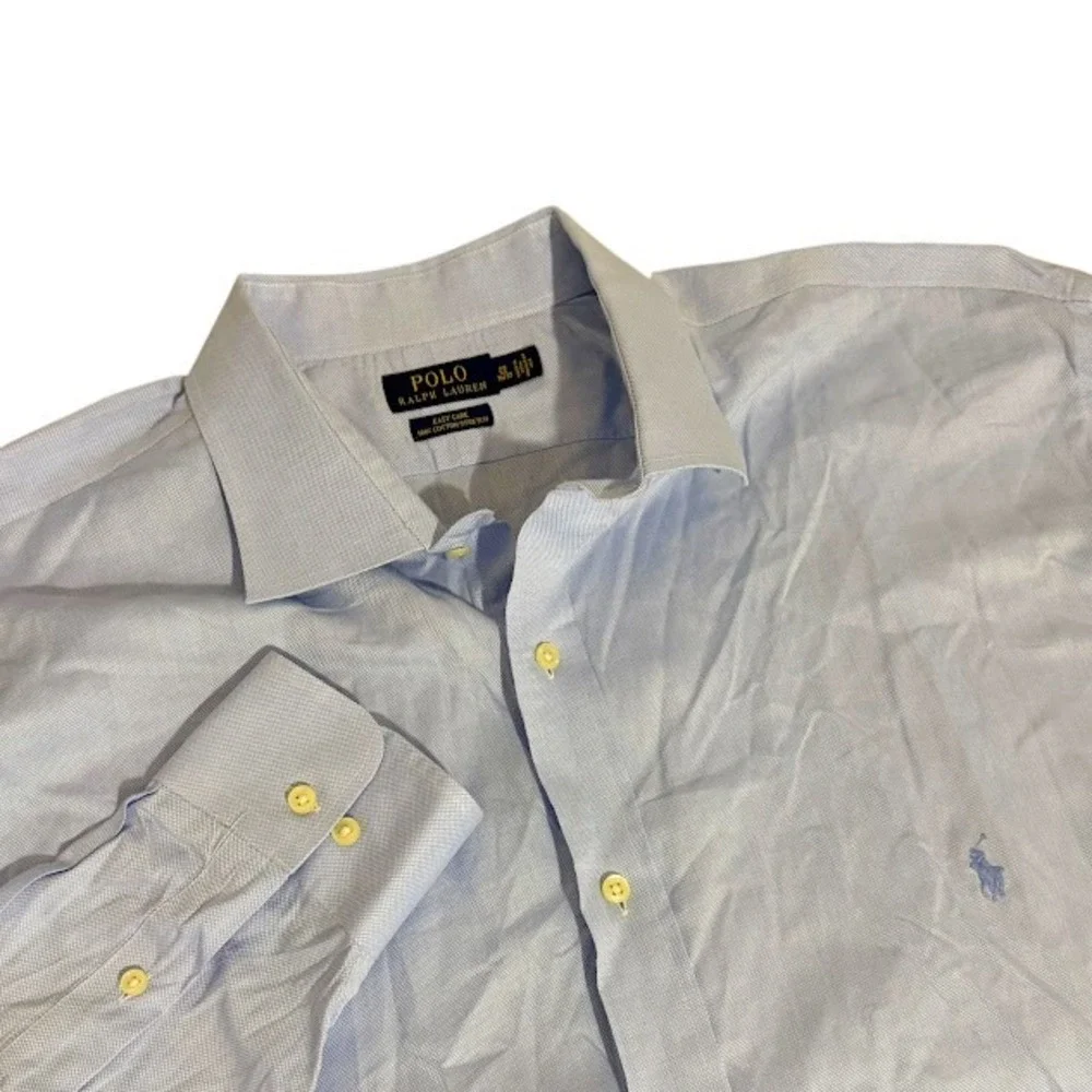 Polo Ralph Lauren Heather Print Long Sleeve Dress Shirt Big Tall‎ 20 36/37 (4XL)